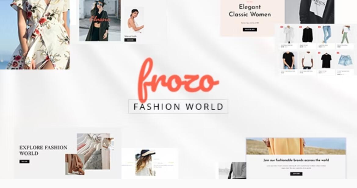 简约服装时尚Shopify主题Frozo